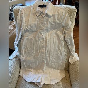 Kendall and Kylie White Romper with pockets